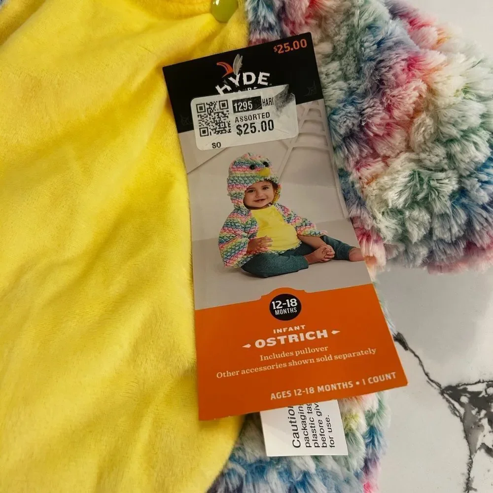 Colorful baby Ostrich Kids Halloween Costume